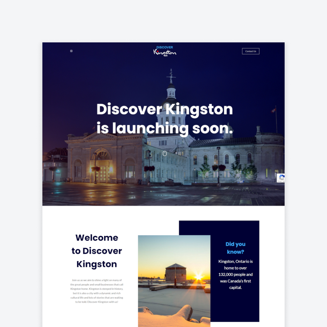 Discover Kingston Website